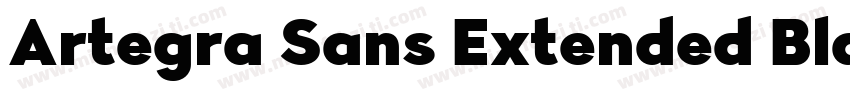 Artegra Sans Extended Black字体转换
